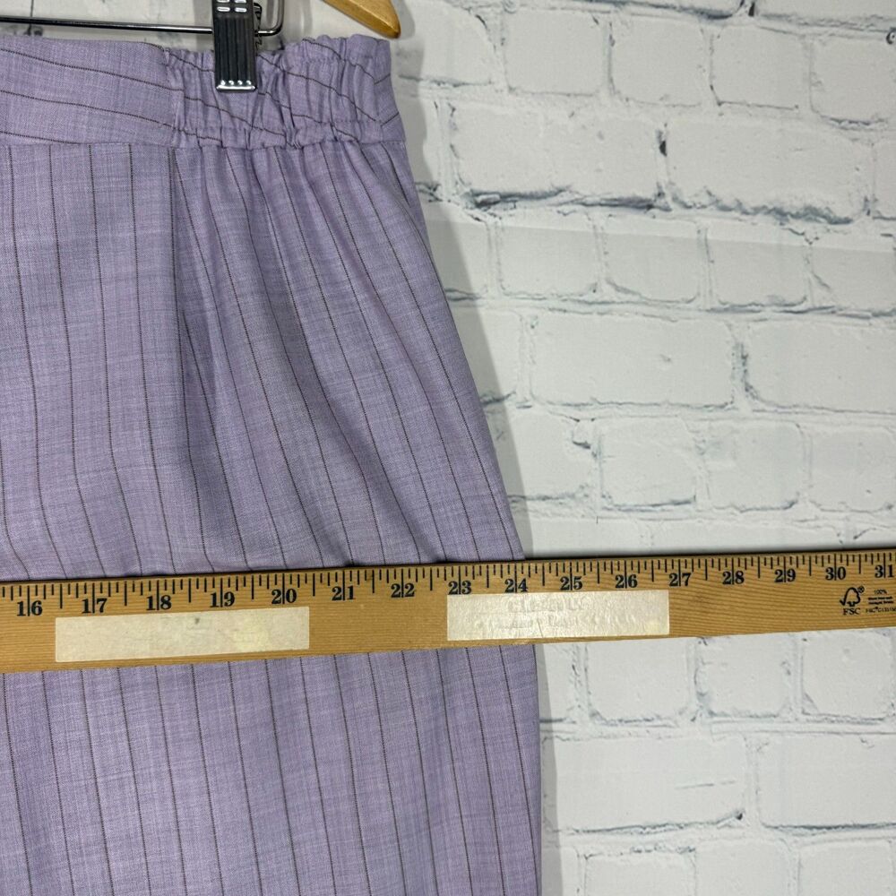 Y2K Milano Lavender Pinstripe Blazer and Pants Suit - Picture 8 of 16